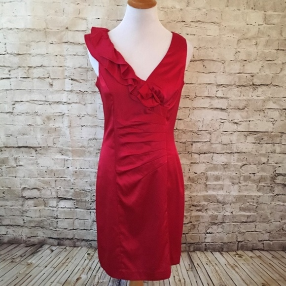Allen B. By Allen Schwartz Dresses & Skirts - Allen B. Red Cocktail Dress